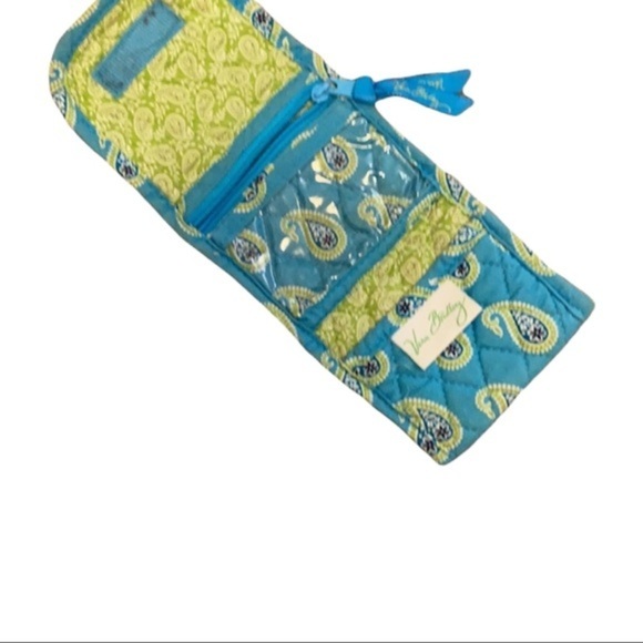 Vera Bradley Wallet - Blue Paisley - Small Velcro - Picture 5 of 13